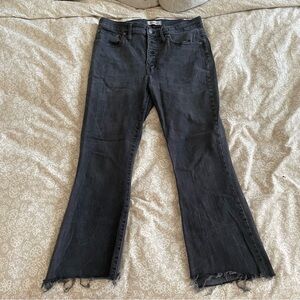 Madewell Cali Demi-boot light black wash jeans